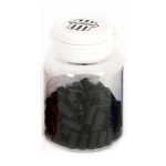 TOPE FUNDA FRENO METAL 5MM 100UNID NEGRO