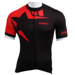MAILLOT CORTO XCRACE MSC ROJO/NEGRO
