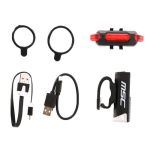 LUZ LED DELANTERA USB +TRASERA USB - Imagen 2