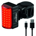 LUZ LED FUNKEN TRASERA PARA BICI ROJA 100Lm 500mAh VISION 180 GRADOS
