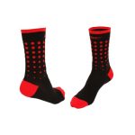 MEDIAS CALCETINES MSC FLAMINGO NEGRO ROJO