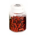 TOPE FUNDA CAMBIO 4MM 100UNID ROJO