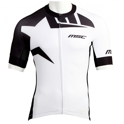 415E1AF7EA95F89F4E375162B21AE38C.png MAILLOT CORTO PRO RACE MSC BLANCO/NEGRO - Imagen 1
